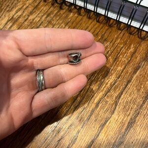 Pandora Silver Coffee Cup Charm Bracelet